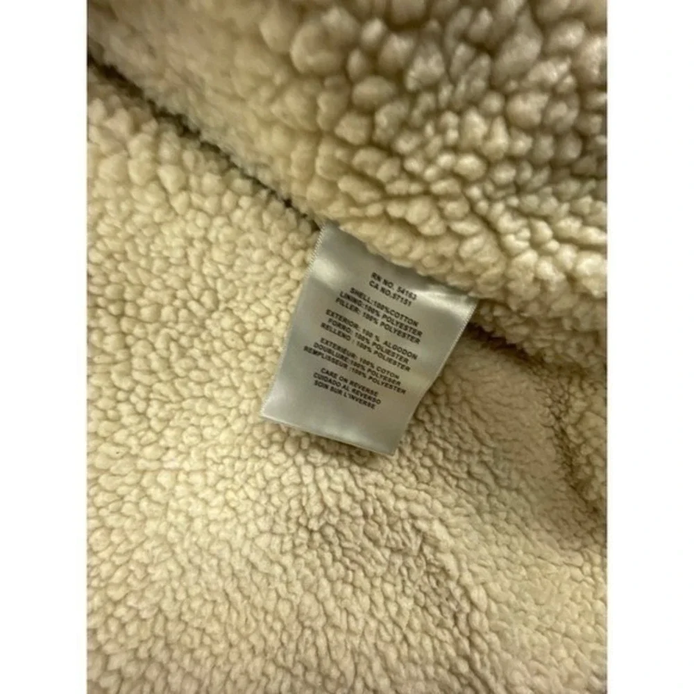 Levi Strauss Corduroy Sherpa Lined Hooded Trucker Jacket Tan Size‎ S